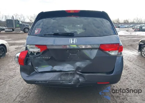 2014 Honda Odyssey Ex-L from USA, damaged, VIN 5FNRL5H63EB026122